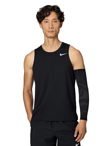 NIKE Herren Nk Df Miler Tank T-Shirt, Schwarz, S von Nike