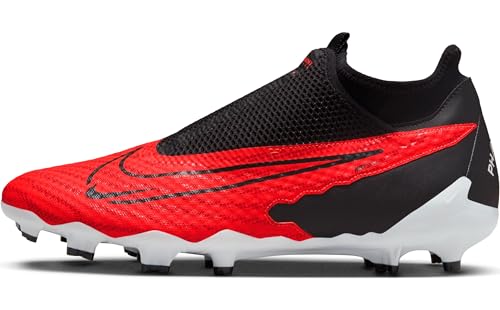 NIKE Herren Phantom GX Academy DF FG/MG Sneaker, Bright Crimson/Black-White, 38 EU von Nike