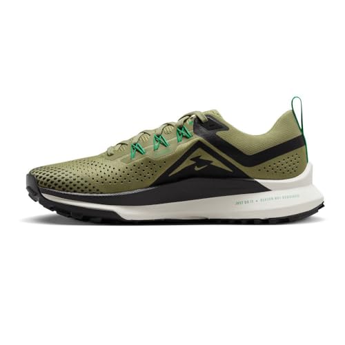 NIKE Herren React Pegasus Trail 4 Sneaker, Neutral Olive Stadion Green Phantom Light Bone, 46 EU von Nike