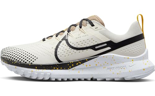 NIKE Herren React Pegasus Trail 4 Sneaker, Pale Ivory/Black-Khaki-White, 44.5 EU von Nike