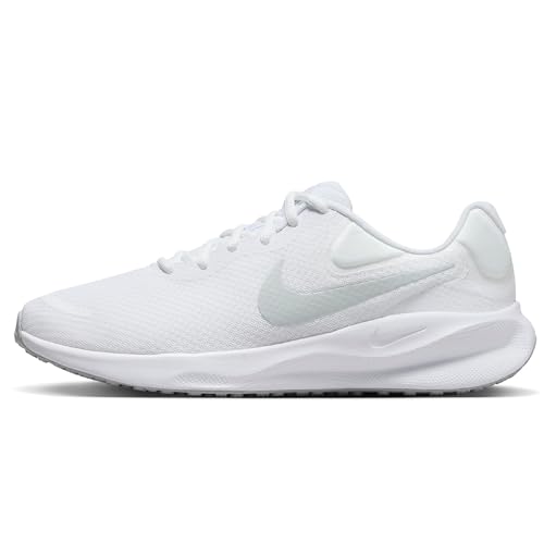 Nike Revolution 7 Straßenlaufschuh für Herren, White/Pure Platinum-White, FB2207-100, 44.5 EU (10.5 US) von Nike