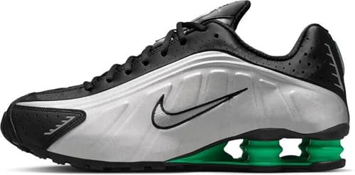 NIKE Herren Shox R4 Sneaker, Metallic Silver/Metallic Silve, 47 EU von NIKE