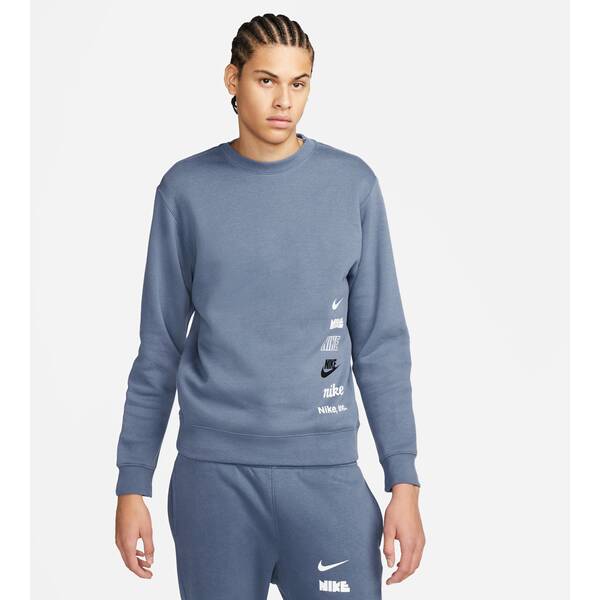 NIKE Herren Sweatshirt M NK CLUB + BB CREW MLOGO von Nike