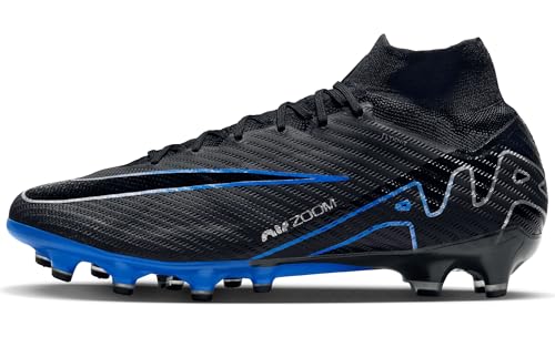 Nike Herren Zoom Superfly 9 Elite Ag-Pro Fußballschuh, Schwarz Blau Black Chrome Hyper Royal, 45 EU von Nike