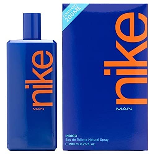 NIKE Indigo Eau de Toilette für Herren, 200 ml, Eau de Toilette, natürliches und männliches Aroma, holziger Duft, jugendlich, fesselnd und langanhaltend NIKE Indigo Eau de Toilette für Herren, 200 ml, Eau de Toilette, natürliches und männliches Aroma, holziger Duft, jugendlich, fesselnd und langanhaltend von Nike