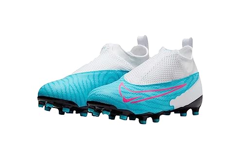 Nike Jr Phantom Gx Academy Df Fg/Mg Sneaker, Baltischblau Rosa Blast Weiß Laserblau, 35 EU Nike Jr Phantom Gx Academy Df Fg/Mg Sneaker, Baltischblau Rosa Blast Weiß Laserblau, 35 EU von Nike
