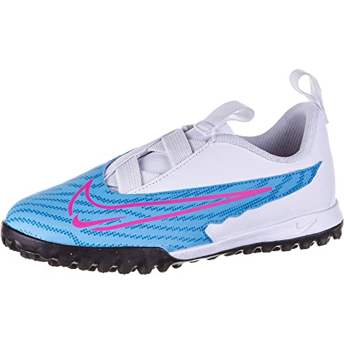 NIKE JR Phantom GX Academy TF Sneaker, Baltischblau/rosa Blast-Weiß-Laserblau, 37.5 EU von Nike