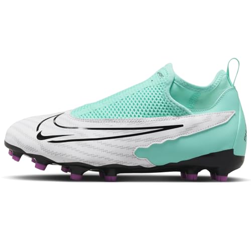 NIKE Jr Phantom Gx Academy Df Fg/Mg Hoch, Mehrfarbig (Hyper Turq Black Fuchsia Dream White), 38.5 EU von Nike