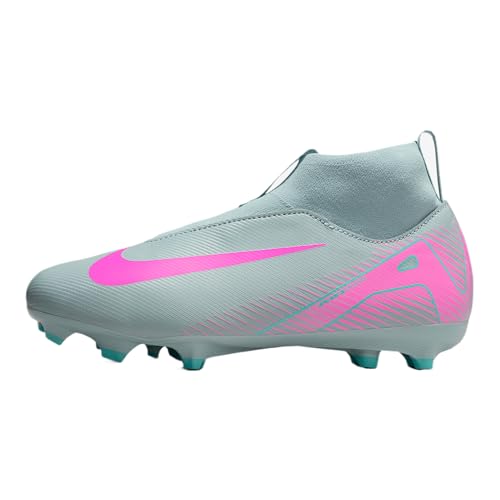 NIKE Jr. Mercurial Superfly 10 Academy Sneaker, Ocean Cube/PINK Blast, 34 EU NIKE Jr. Mercurial Superfly 10 Academy Sneaker, Ocean Cube/PINK Blast, 34 EU von Nike