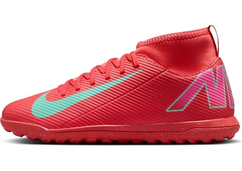 NIKE Jr. Mercurial Superfly 10 Club Sneaker, Ember Glow Aurora Green, 38.5 EU von Nike