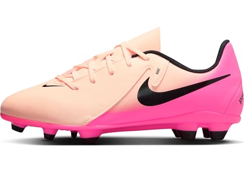 NIKE Jr. Phantom GX 2 Club Sneaker, Crimson Tint/Black-PINK Blast, 33.5 EU NIKE Jr. Phantom GX 2 Club Sneaker, Crimson Tint/Black-PINK Blast, 33.5 EU von Nike