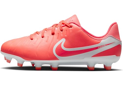 NIKE Jr. Tiempo Legend 10 Academy MG Sneaker, Hot Lava/White, 35 EU von Nike