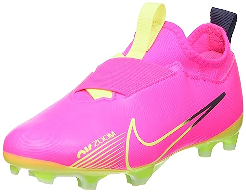 NIKE Jungen Unisex Kinder Zoom Vapor 15 Academy Fg/Mg Fussballschuh, Pink Blast/Volt-Gridiron, 33 EU NIKE Jungen Unisex Kinder Zoom Vapor 15 Academy Fg/Mg Fussballschuh, Pink Blast/Volt-Gridiron, 33 EU von Nike