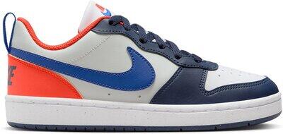NIKE Kinder Freizeitschuhe COURT BOROUGH LOW RECRAFT (GS) MIDNIGHT NAVY/HYPER ROYAL-TEAM ORAN - Gr. - 40 von Nike