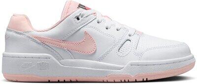 NIKE Kinder Freizeitschuhe FULL FORCE LO (GS) WHITE/ECHO PINK-BRIGHT MANGO-BLACK - Gr. - 39 von Nike