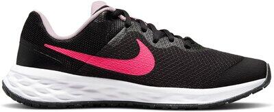 NIKE Kinder Freizeitschuhe REVOLUTION 6 NN (GS) BLACK/HYPER PINK-PINK FOAM - Gr. - 38 von Nike