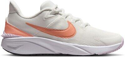 NIKE Kinder Freizeitschuhe STAR RUNNER 4 NN (GS) SUMMIT WHITE/APRICOT AGATE-WHITE-BL - Gr. - 38 von Nike