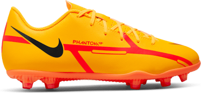 NIKE Kinder Fußballschuhe Phantom GT2 Club FG/MG LASER ORANGE/BLACK-TOTAL ORANG - Gr. - 32 von Nike