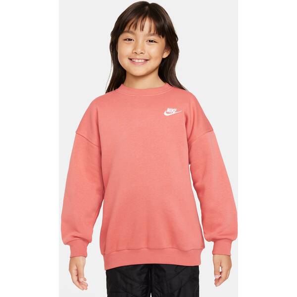 NIKE Kinder Sweatshirt G NSW CLUB FLC OVRSZD CREW LBR von Nike