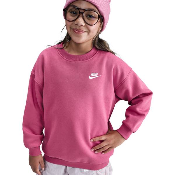 NIKE Kinder Sweatshirt G NSW CLUB FLC OVRSZD CREW LBR von Nike