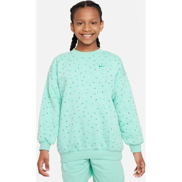 NIKE Kinder Sweatshirt G NSW CLUB FLC OVRSZD CRW LOGO von Nike