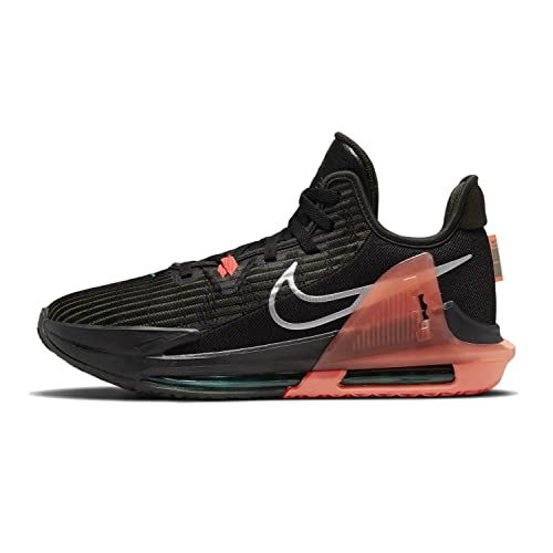 NIKE Herren Lebron Witness 6 Sneaker, Schwarz Metallic Silber Sequoia 001, 41 EU von Nike