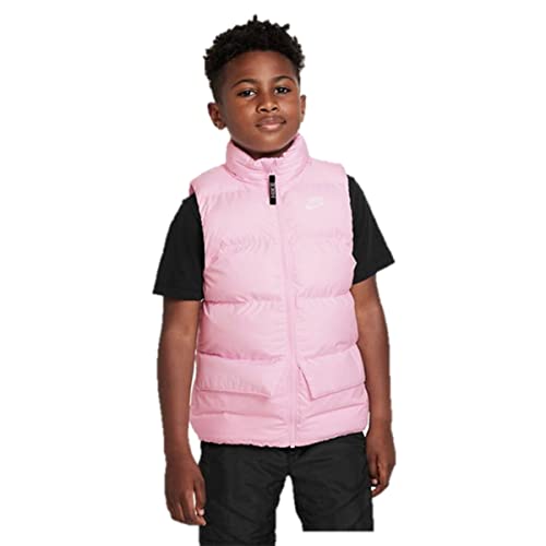 NIKE NSW Weste für große Kinder, ärmellos, Unisex, Jungen, Mädchen, Jugendliche, Größe L, 12–13 Jahre, rose von Nike