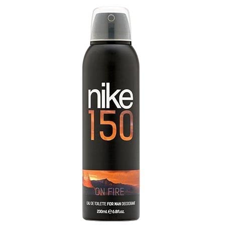 NIKE - On Fire Deodorant für Herren, Spray, 200 ml, Deodorant gegen Flecken für alle Hauttypen, natürliches und langanhaltendes Deodorant, orientalischer holziger Duft von Nike