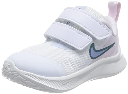 NIKE Star Runner 3 Sneaker, Weiß/Kobalt Bliss-Pearl Pink, 22 EU von Nike