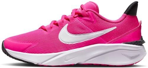 NIKE Star Runner 4 NN (GS) Sneaker, Fierce PINK/White-Black-Playful PIN, 37.5 EU von Nike