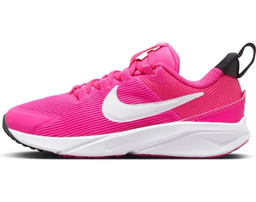NIKE Star Runner 4 NN (PS) Sneaker, Fierce PINK/White-Black-Playful PIN, 28 EU von Nike