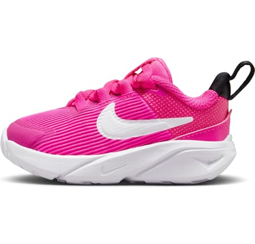 NIKE Star Runner 4 NN (TD) Sneaker, Fierce PINK/White-Black-Playful PIN, 23.5 EU von Nike