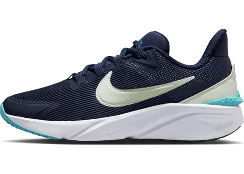 NIKE Star Runner 4 Sportschuhe, Midnight Navy/Volt Tint-Dusty Cactus, 36.5 EU von Nike