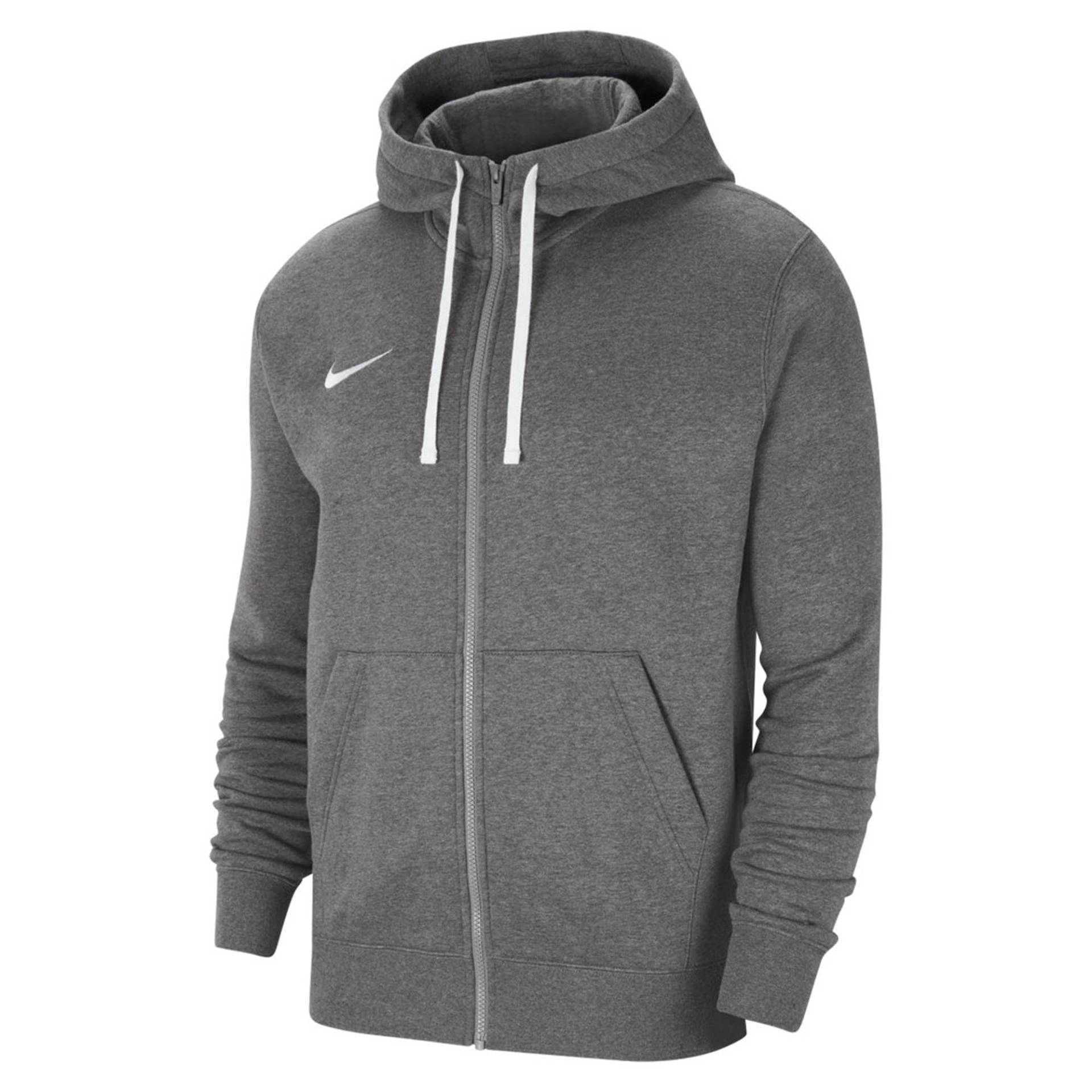 NIKE Team Club 20 FZ Hoody Herren Zip Zipper Kapuzenjacke Sweatshirt grau von Nike