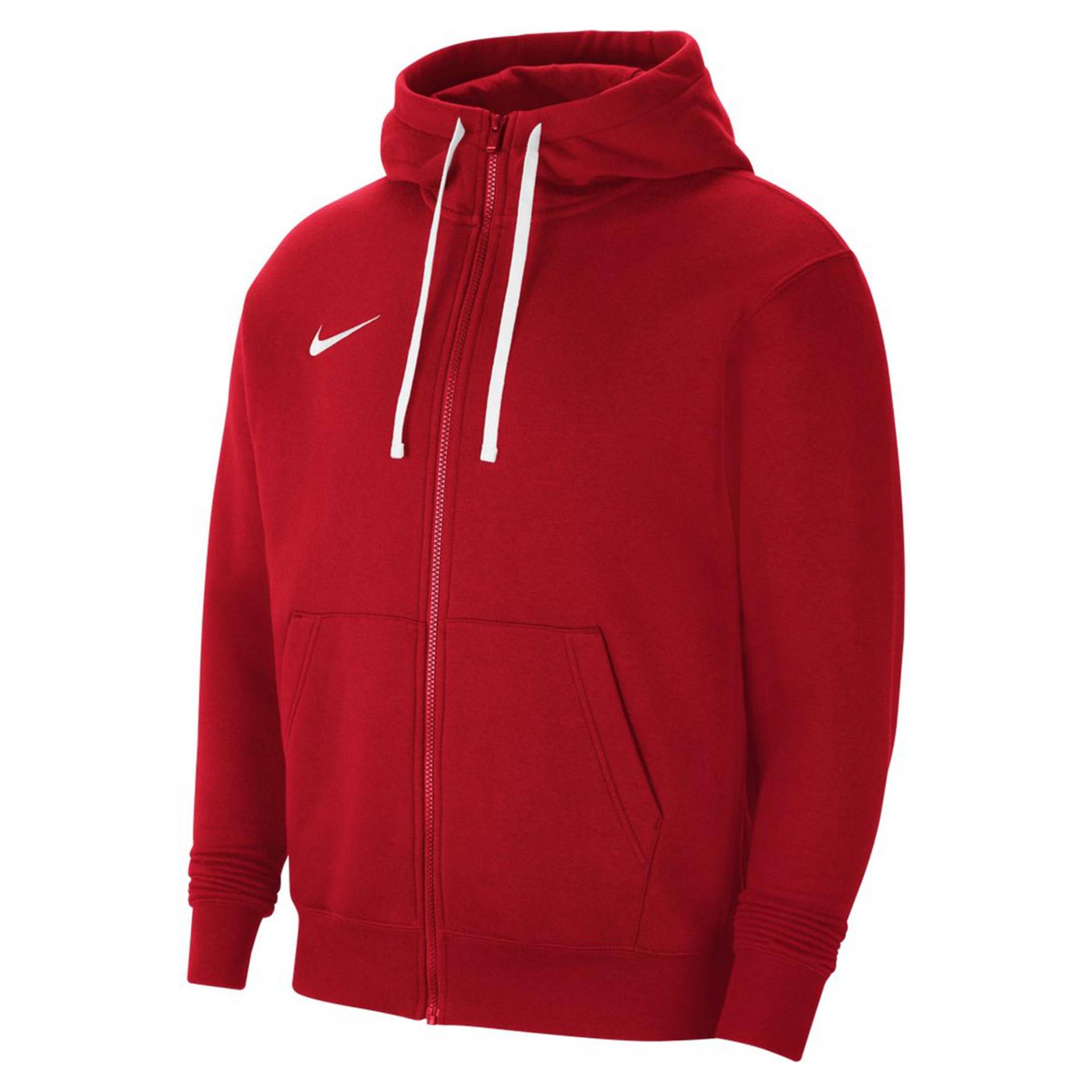 NIKE Team Club 20 FZ Hoody Herren Zip Zipper Kapuzenjacke Sweatshirt rot von Nike