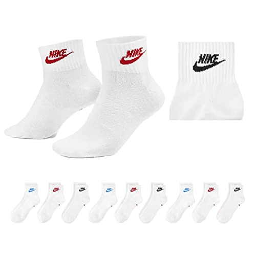 NIKE U NK V CUSH Knöchelsocken für Erwachsene, Unisex, 3 Stück, 9 Paar Multicolor, 42-46 NIKE U NK V CUSH Knöchelsocken für Erwachsene, Unisex, 3 Stück, 9 Paar Multicolor, 42-46 von Nike