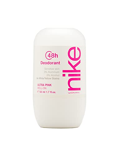 NIKE - Ultra Pink Deodorant Damen Roll-On 50 ml, Deodorant Anti-Fleck für empfindliche Haut, natürliches und lang anhaltendes Deodorant, orientalischer Gourmand Duft von Nike