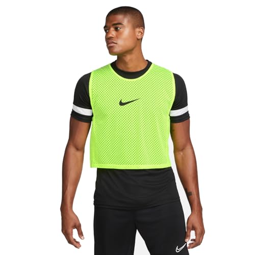 NIKE Unisex Adult U NK DF PARK20BIB T-Shirt, Volt/Black, 2XL von Nike