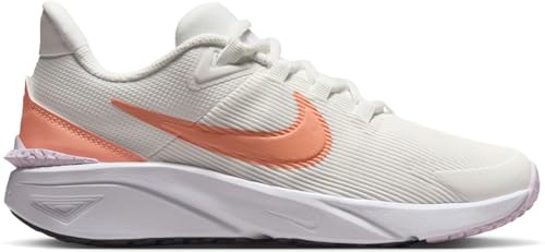 Nike Star Runner 4 NN Laufschuh, Summit White/White/Black/Apricot Agate, 35.5 EU von Nike