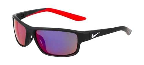 NIKE, GAFAS DE SOL, RABID 22 JR IF1054X, 55-125-13, MATTE BLACK/INFRARED MIRROR, Rectangle von NIKE