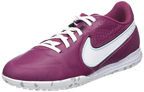 NIKE Unisex React Tiempo Legend 9 Pro IC Sneaker, Rosenholz/Weiß-Glacier-Blau-Pink-Schaum, 41 EU von Nike