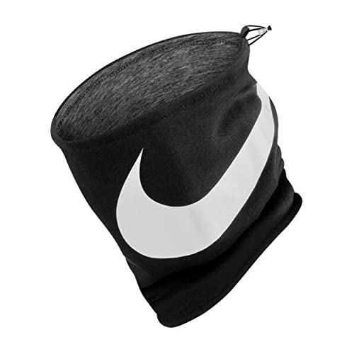 NIKE Unisex Reversible Trademark Dk Grey/Black Neckwarmer 2.0, wendbar, Markenzeichen, Dunkelgrau, Grun/Schwarz, Einheitsgröße von Nike