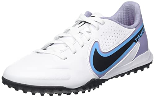 Nike Unisex Tiempo Legend 9 Academy Tf Sneaker, Weiß Schwarz Baltblau Pink Explosion, 45.5 EU Nike Unisex Tiempo Legend 9 Academy Tf Sneaker, Weiß Schwarz Baltblau Pink Explosion, 45.5 EU von Nike