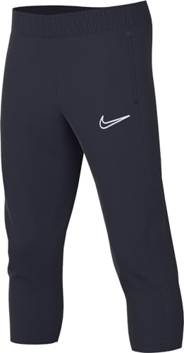 NIKE Unisex Y NK DF ACD23 3/4 KP Pants, Obsidian/Obsidian/White, XS von Nike