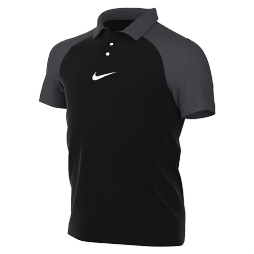 NIKE Unisex Y NK DF ACDPR SS K Polo Shirt, Black/Anthracite/White, 7-8 Jahre von Nike