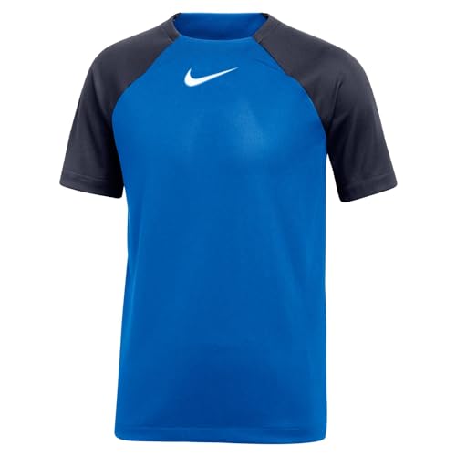 NIKE Unisex Y NK DF ACDPR SS TOP K T-Shirt, Royal Blue/Obsidian/White, 13-15 Jahre von Nike