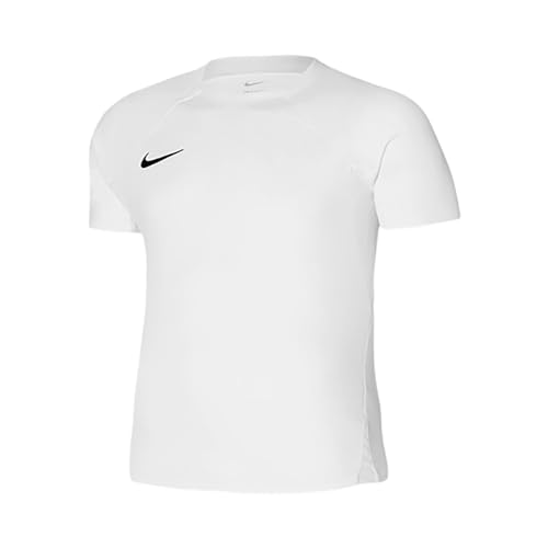 NIKE Unisex Y NK DF STRKE III JSY SS T-Shirt, White/White/White/Black, L von Nike