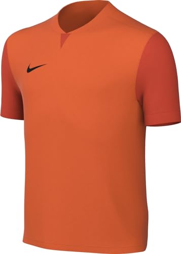 NIKE Unisex Y NK DF Trophy V JSY SS T-Shirt, Safety Orange/Team Orange/Black, L von Nike