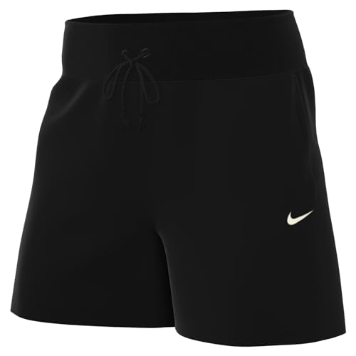 NIKE Women's W NSW PHNX FLC HR Short Pants, Schwarzes Segel, S NIKE Women's W NSW PHNX FLC HR Short Pants, Schwarzes Segel, S von NIKE