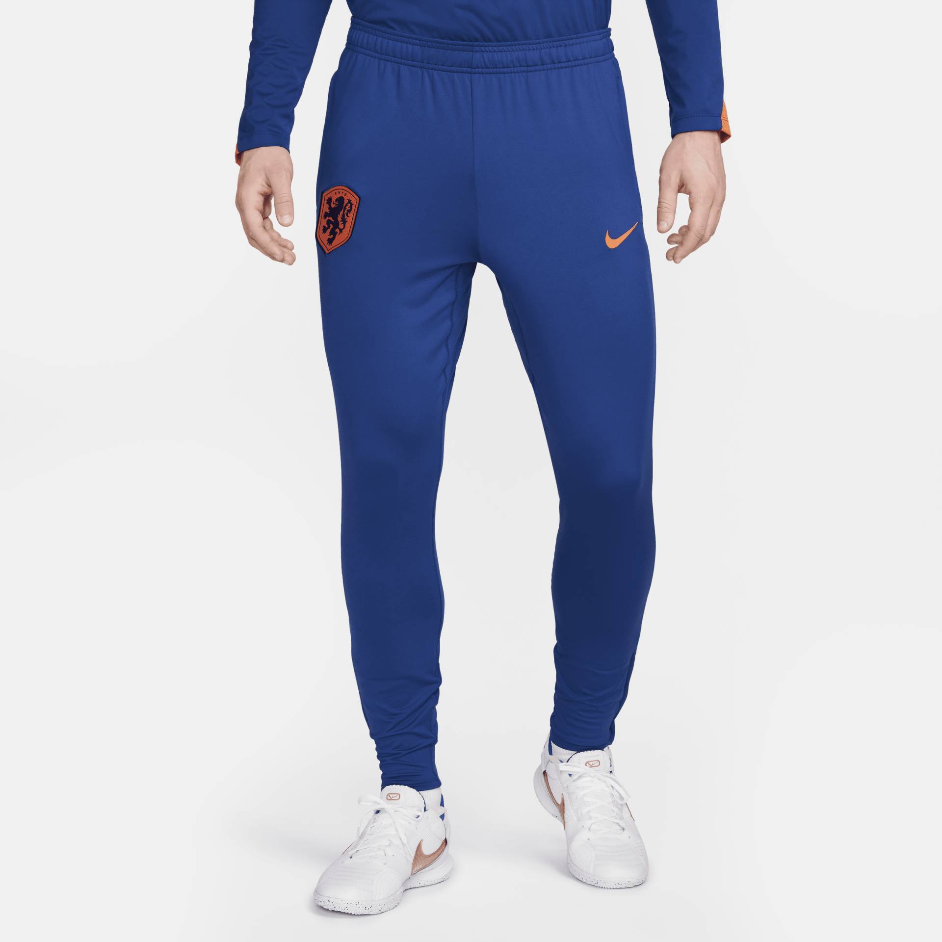 Niederlande Strike Nike Dri-FIT Strick-Fußballhose für Herren - Blau von Nike